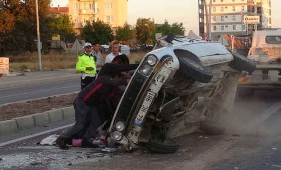 Otomobil takla attı: Çok sayıda yaralı