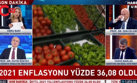 Enflasyon açıklandığı anda stüdyoda yaşananlar: 'Çok ürkütücü'