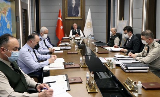 Bakan Hulusi Akar'dan komutanlarla toplantı (28 Şubat 2022)