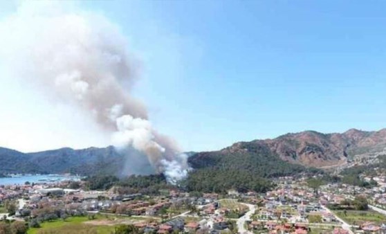 Fethiye'de orman yangını