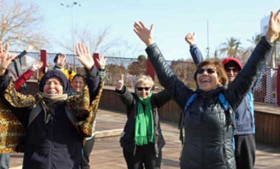 Dünya Mutluluk Günü'ne kahkaha yogalı kutlama