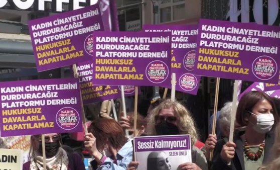 KCDP'ye açılan 'kapatma davası'na protesto: 