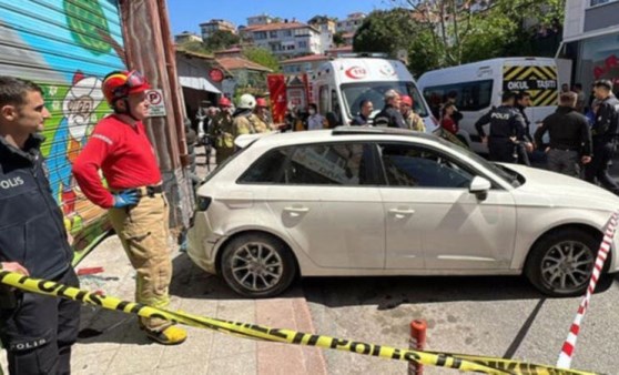 Beykoz'da korkunç kaza! 1 ölü, 1 yaralı (28 Nisan 2022) (Video Haber)