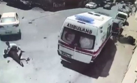 Sarıyer'de ambulans şoförünün dikkati olası faciayı önledi! (03 Haziran 2022) (Video Haber)