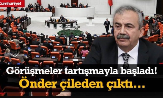 Görüşmeler tartışmayla başladı, Sırrı Süreyya Önder çileden çıktı: Niye oradan öyle konuşuyorsunuz?