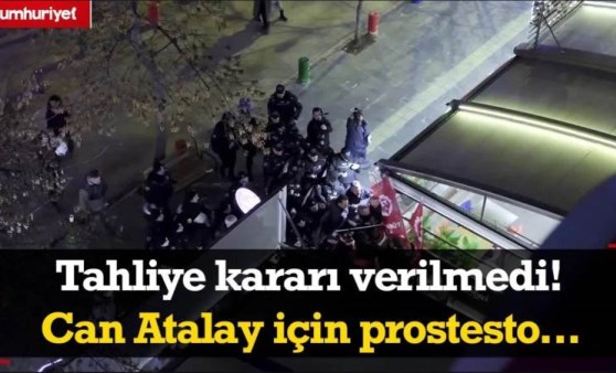 Can Atalay hakkında tahliye kararı verilmemesi üzerine TİP'ten protesto