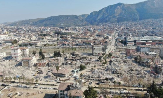 Depremin 8'nci gününde Hatay'daki yıkım havadan görüntülendi