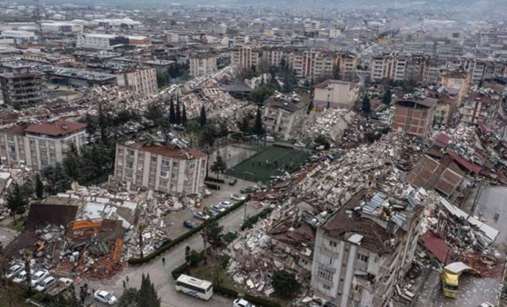 Depremin ardından Hatay'daki yıkım havadan görüntülendi