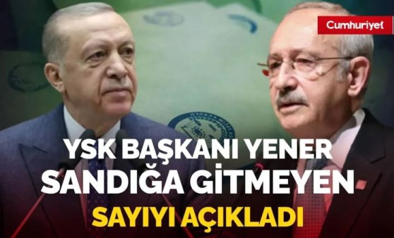 YSK Başkanı Ahmet Yener, ikinci tur kesin seçim sonuçlarını açıkladı