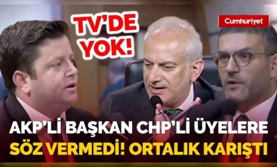 Mecliste yüksek gerilim: AKP'li başkan söz vermedi CHP'li üyeler salonu terk etti