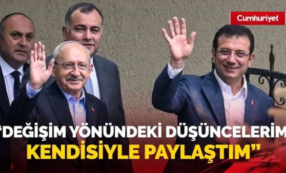 İmamoğlu’ndan görüşme sonrası ilk değerlendirme! “Kendisiyle görüşmem kadar doğal bir şey yok”