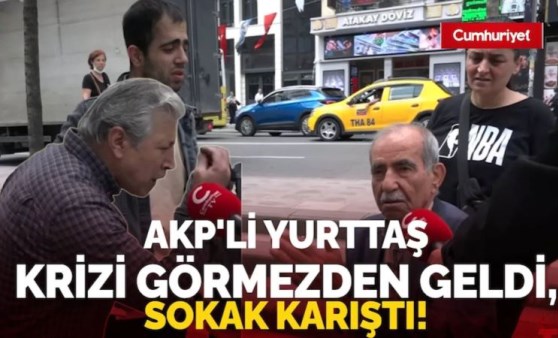 AKP’li yurttaş krizi görmezden gelince tartışma çıktı! “Acıkınca köprü mü yiyelim amca?”