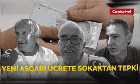 Yeni asgari ücrete sokaktan tepki! ''Milletvekilleri bu parayla bir ay geçinsin''