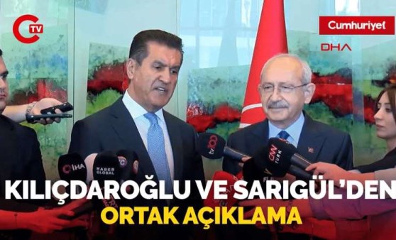 Kılıçdaroğlu ve Sarıgül’den ‘birleşme’ sonrası ilk açıklama! _Yerel seçimlerde canla başla...