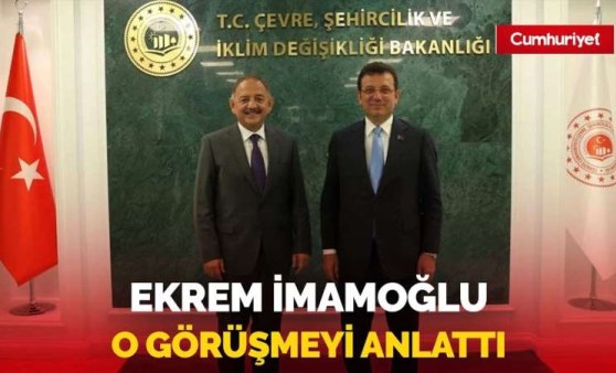 İmamoğlu, Özhaseki ile görüşmesini anlattı. Uzlaşmayla ayrıldık.