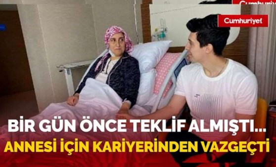 27 yaşındaki futbolcudan alkışları toplayan hareket: Annesine donör olmak için kariyerinden vazgeçti