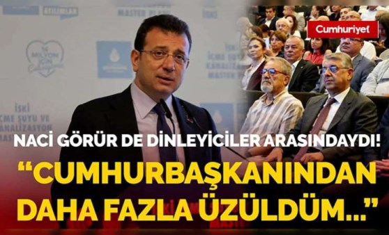 Naci Görür de dinleyiciler arasındaydı! Ekrem İmamoğlu, Erdoğan'a böyle seslendi: İddia ediyorum...