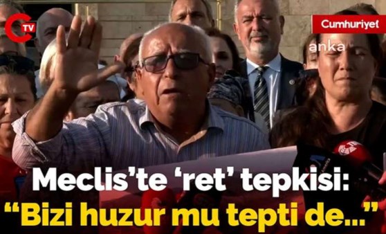 Cumhur'dan tüm önergelere ret: Akbelenliler Meclis'te kararı protesto etti! 