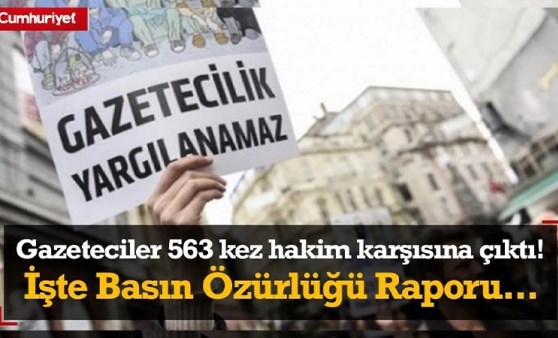 2023 yılında gazeteciler 563 kez hakim karşısına çıktı! Çakırözer Basın Özgürlüğü Raporu'nu açıkladı