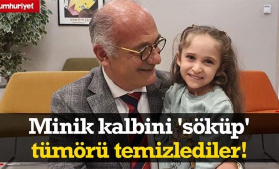 Minik kalbini 'söküp' tümörü temizleyip tekrar yerleştirdiler