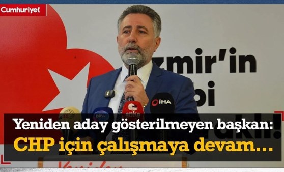 Yeniden aday gösterilmeyen Çeşme Belediye Başkanı Ekrem Oran CHP'ye rest çekti...