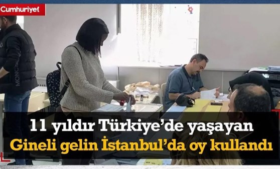 Gineli gelin oyunu İstanbul'da kullandı