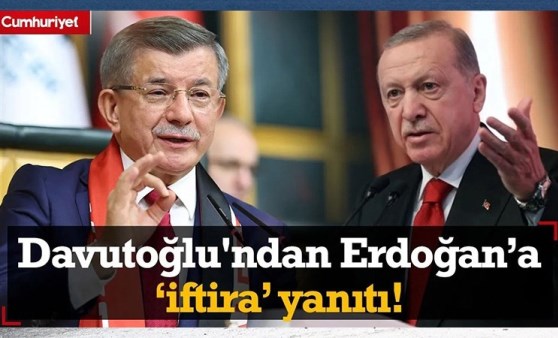 Davutoğlu'ndan 