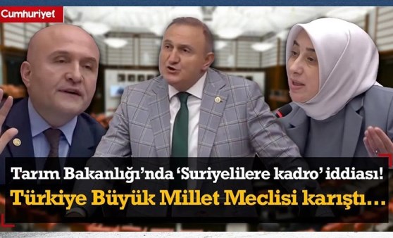 Tarım Bakanlığı'nda 'Suriyelilere kadro' iddiası: AKP'li Zengin ve İYİ Partili vekil birbirine girdi