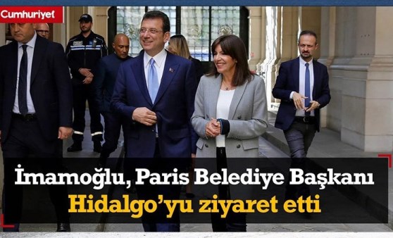 Ekrem İmamoğlu Paris Belediye Başkanı Hidalgo'yu ziyaret etti