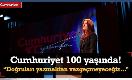 Cumhuriyet 100 yaşında! Genel yayın yönetmenimiz Mine Esen'den anlamlı konuşma...