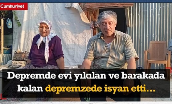 Depremde evi yıkılan ve barakada kalan depremzede: 3 bin 500 lira gelir ile nasıl ev yapayım?