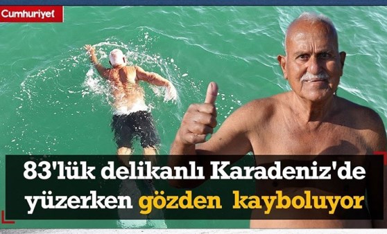 83'lük delikanlı Karadeniz'de yüzerken gözden kayboluyor, 'boğuluyor' zannedenler 112'yi arıyor