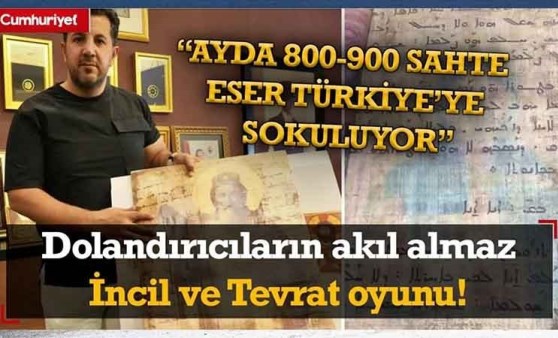 Dolandırıcıların akıl almaz sahte İncil ve Tevrat oyunu!