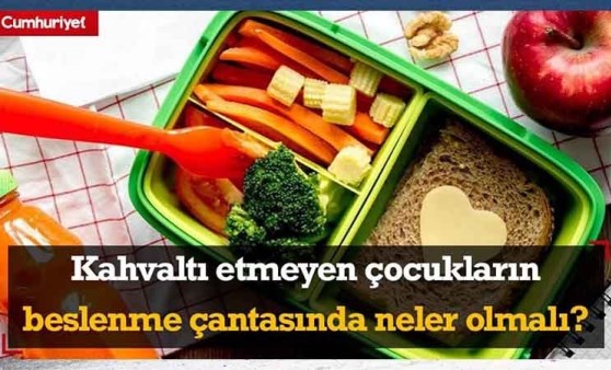 Kahvaltı etmeyen çocukların beslenme çantasında neler olmalı?